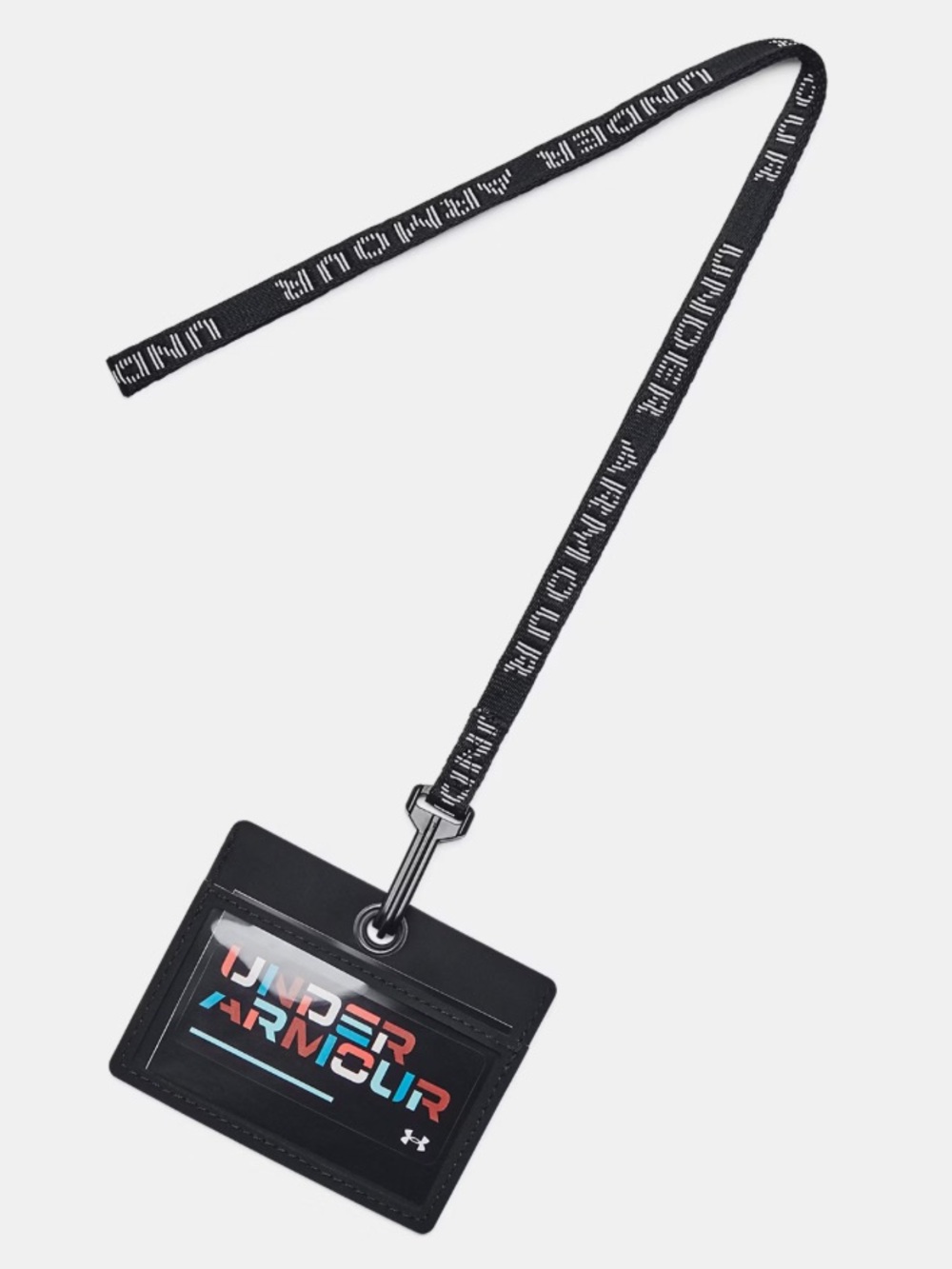 UNDER ARMOUR UA Hustle Black ID Lanyard Wallet